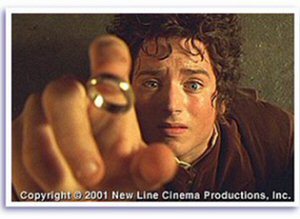 Frodo and the ring